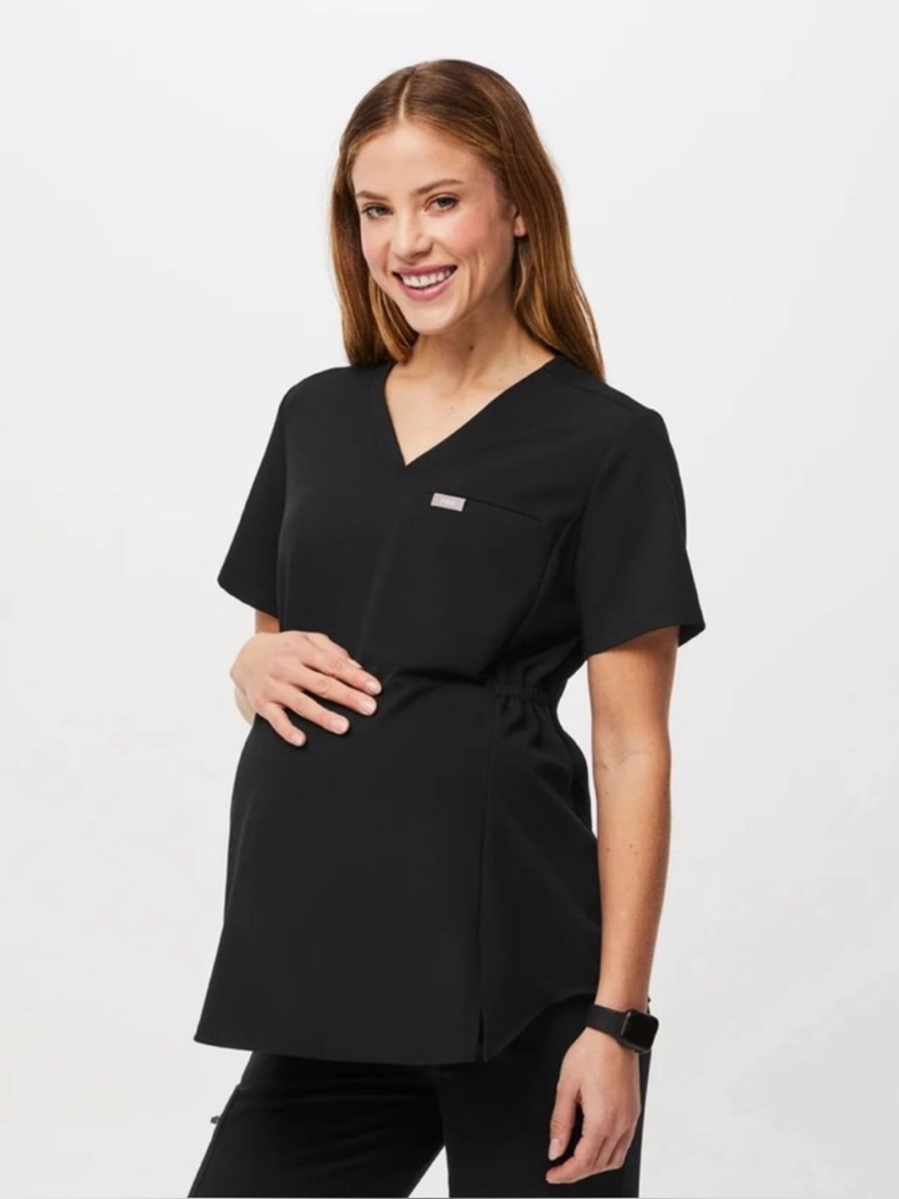 Figs Octavia Maternity Scrub Top XXS